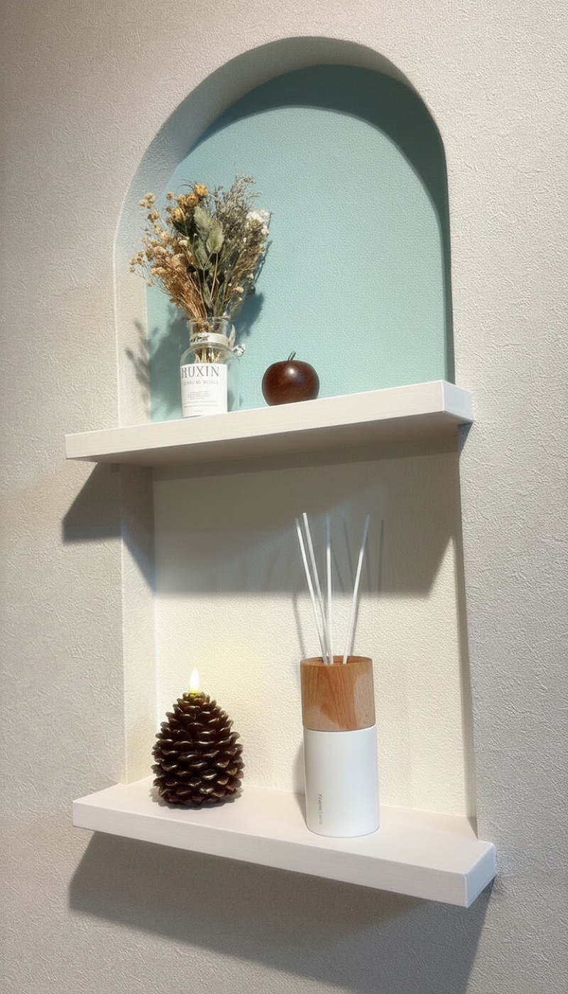 三島松本店 アーチのディスプレイ